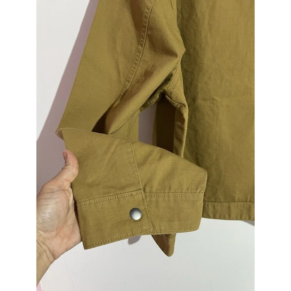 Levis‎ Canvas Depot Jacket Mens XL Brown Corduroy Collar Trucker Barn Utility